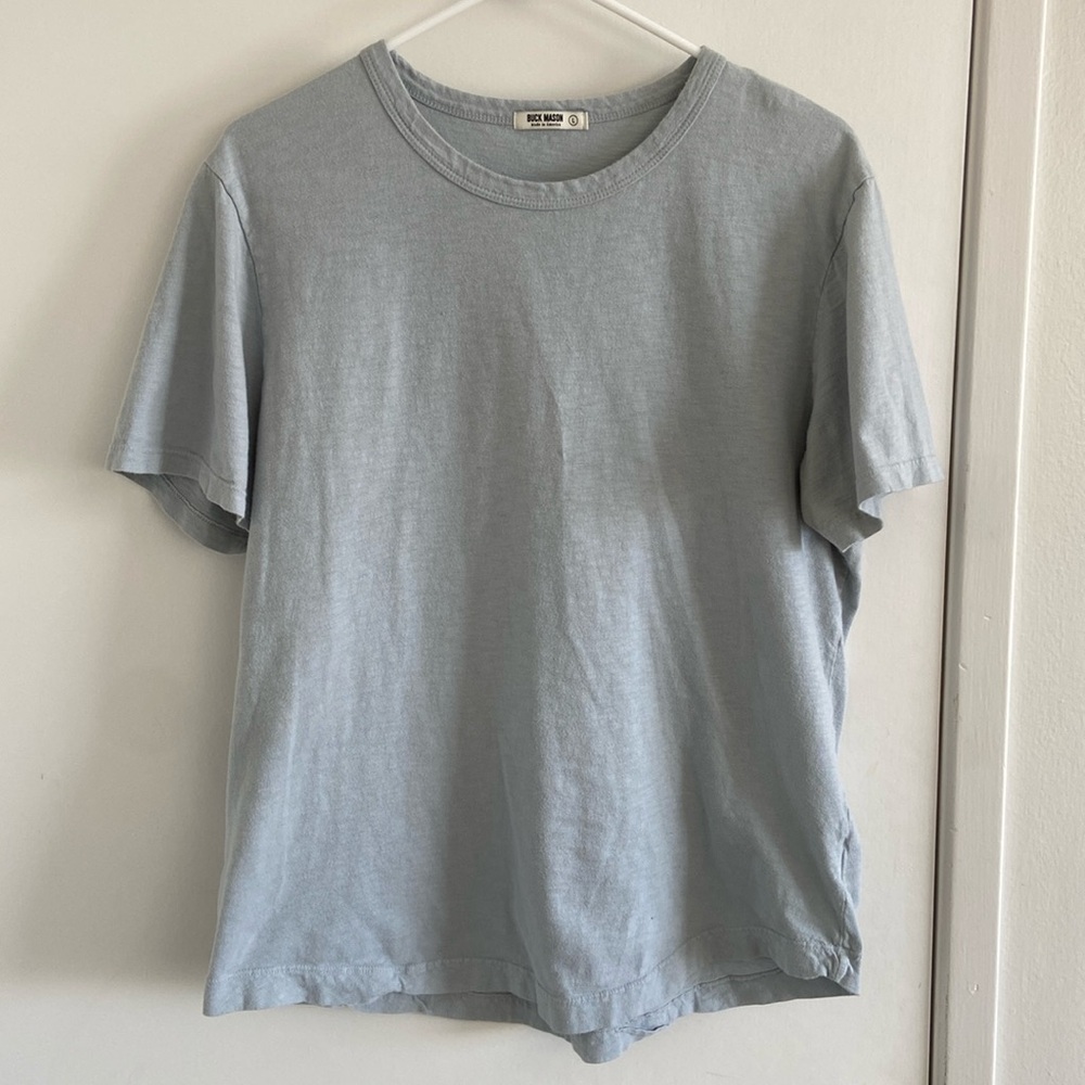 Men’s Buck Mason Pima hem curved Shirt